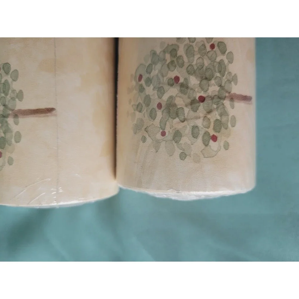 Vintage Raymond Waites Apple Tree Wallpaper 2 Rolls Sealed Farmhouse 5801013